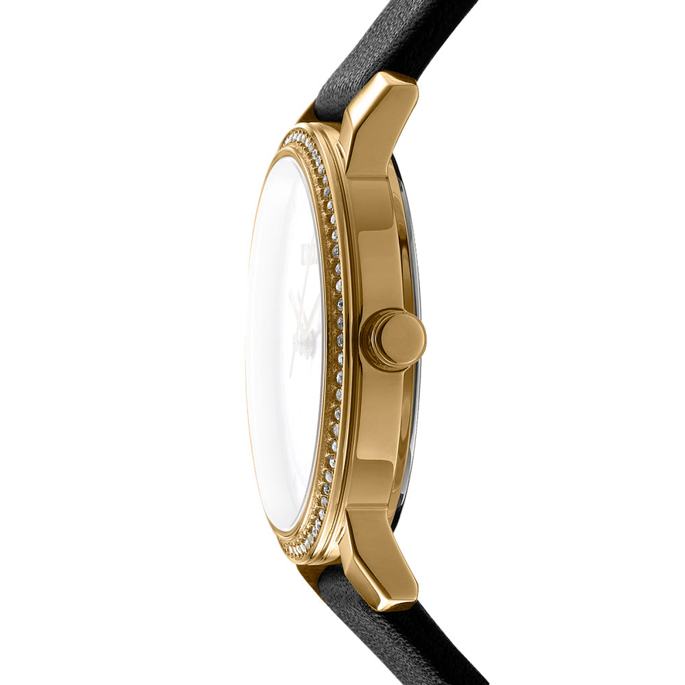 DKNY Astoria Glitz DK1L065L0025: 32mm Leather Strap Watch