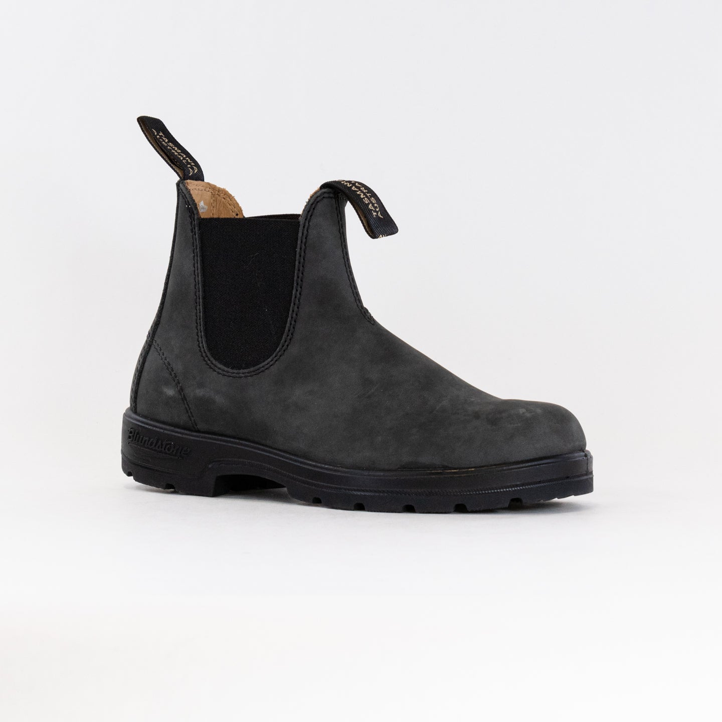Blundstone Unisex Leather Chelsea Boots - 587 Model in Rustic Black