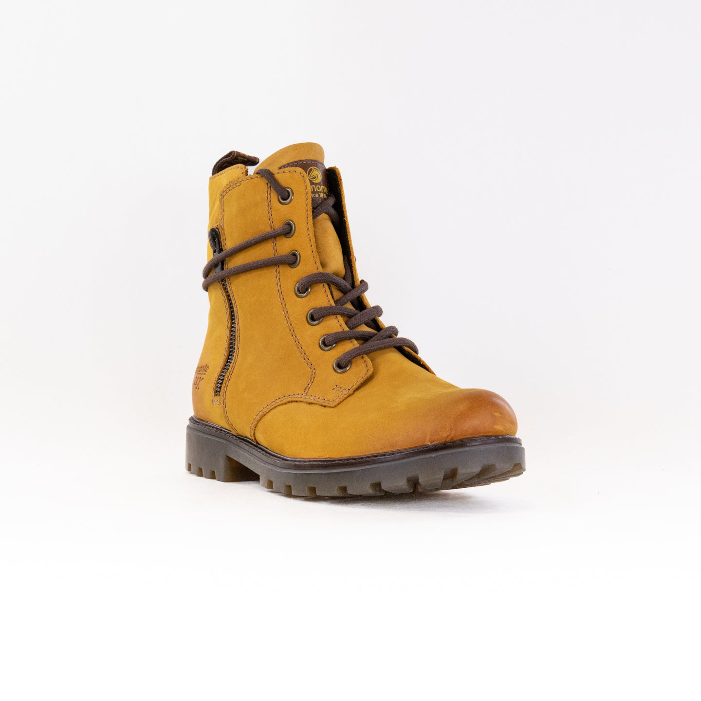 Remonte Women's D8473-68 Yellow Lug Bottom Booties