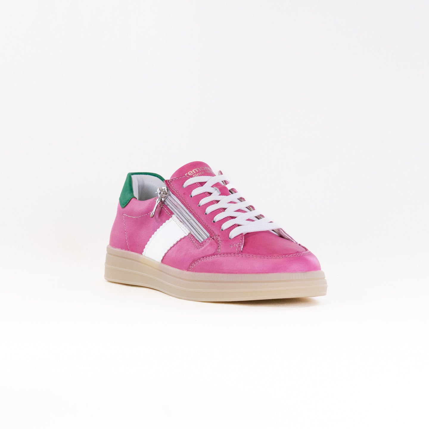 Remonte Women's D2C02 Demi Low - Top Sneakers in Fuchsia/White