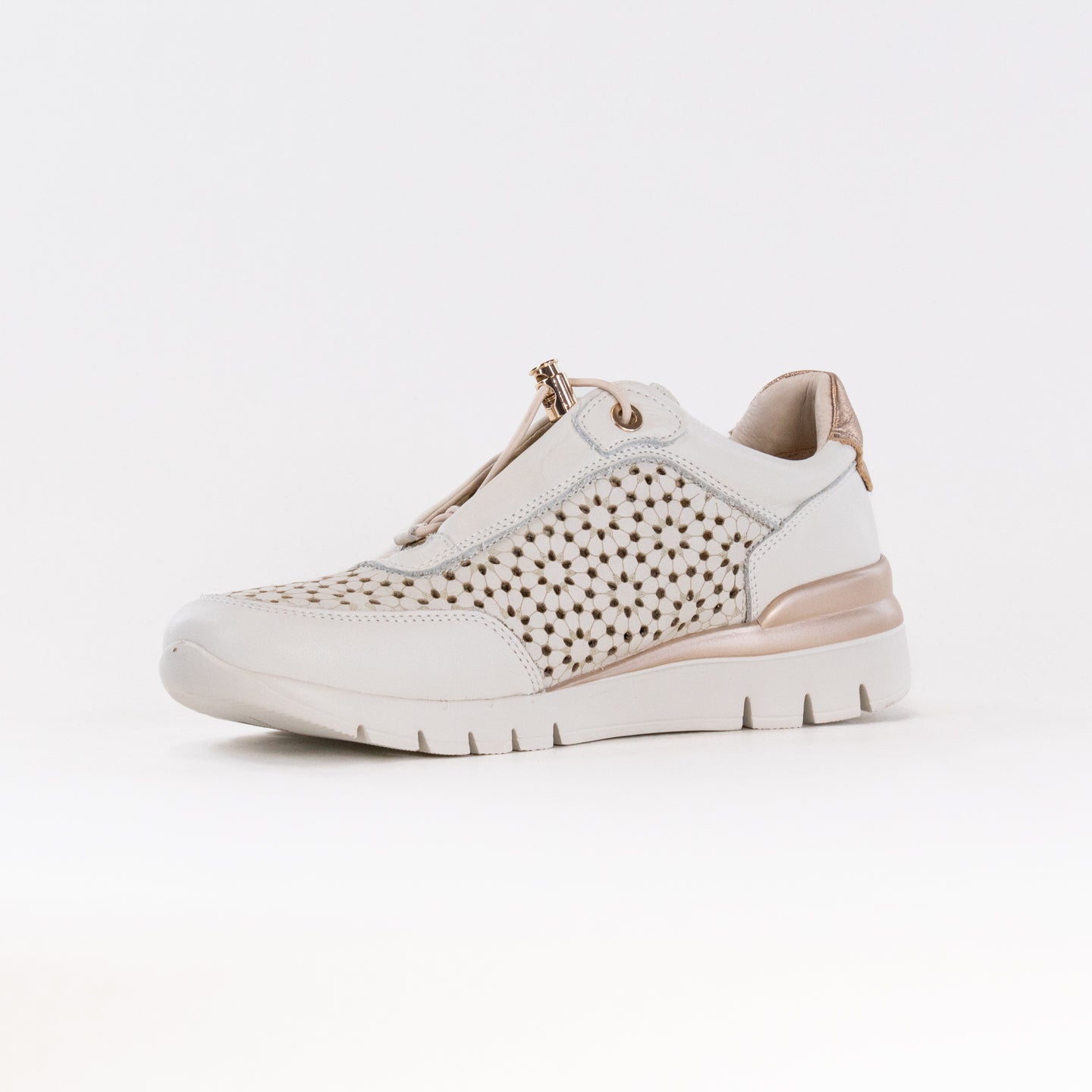Pikolinos Women's Cantabria W4R-6584 Nata Calfskin Leather Elegant Sneakers