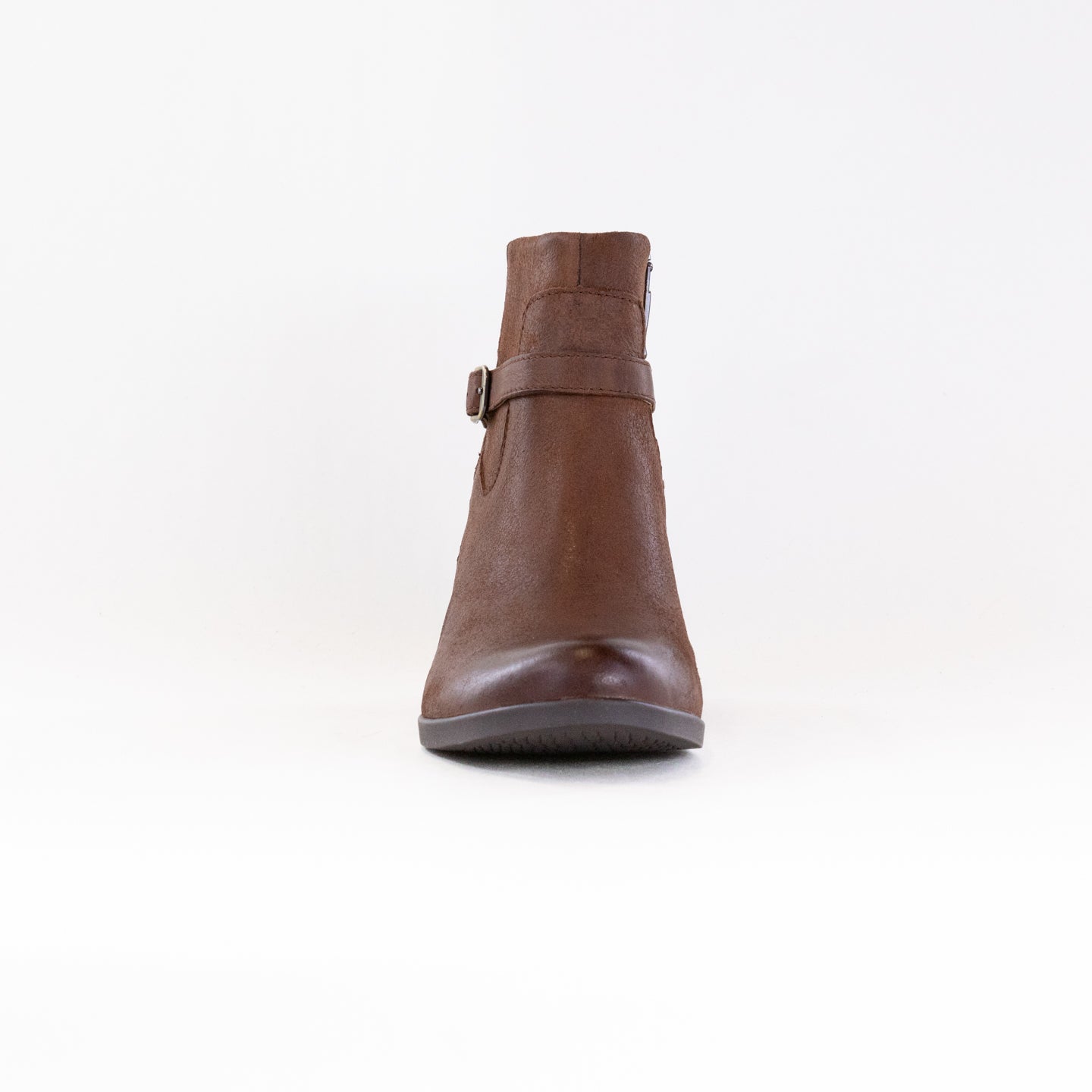 Dansko Women's Cagney Brown Burnished Suede Leather Booties