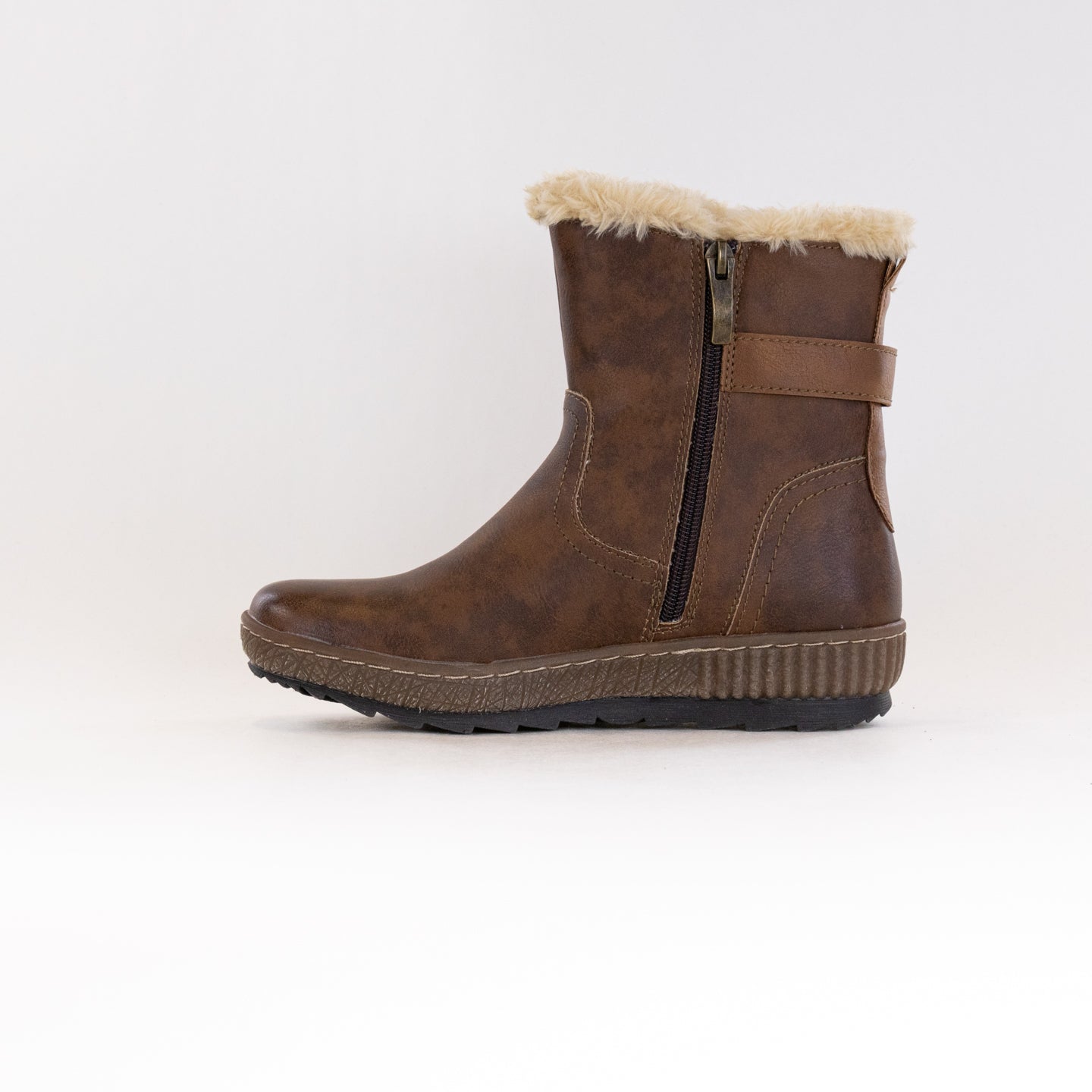 Spring Step Women's Fashionable Milagra Brown Short Boots