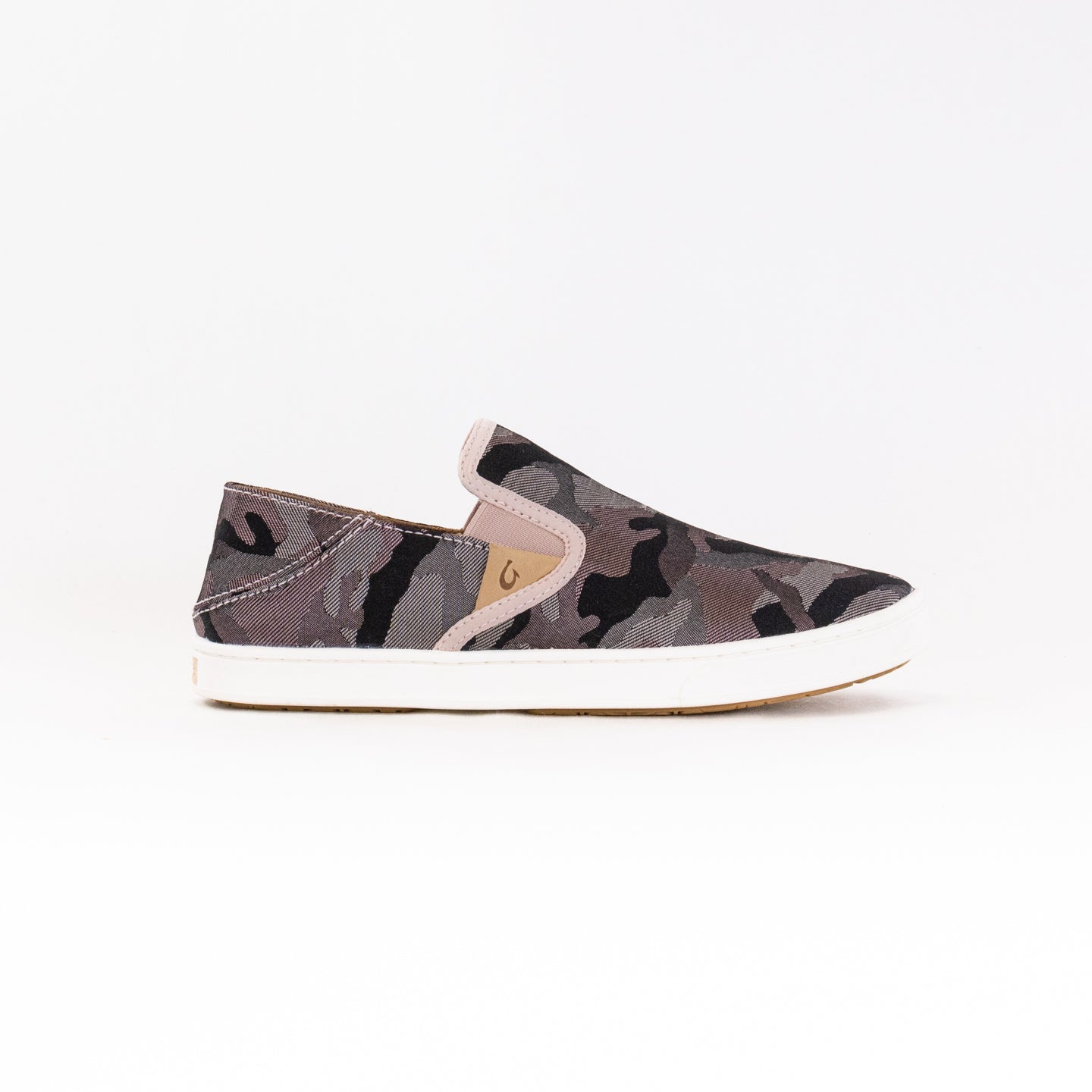 Olukai Women's Pehuea Pa'i Slip-on Sneakers in Soft Pink/Camo