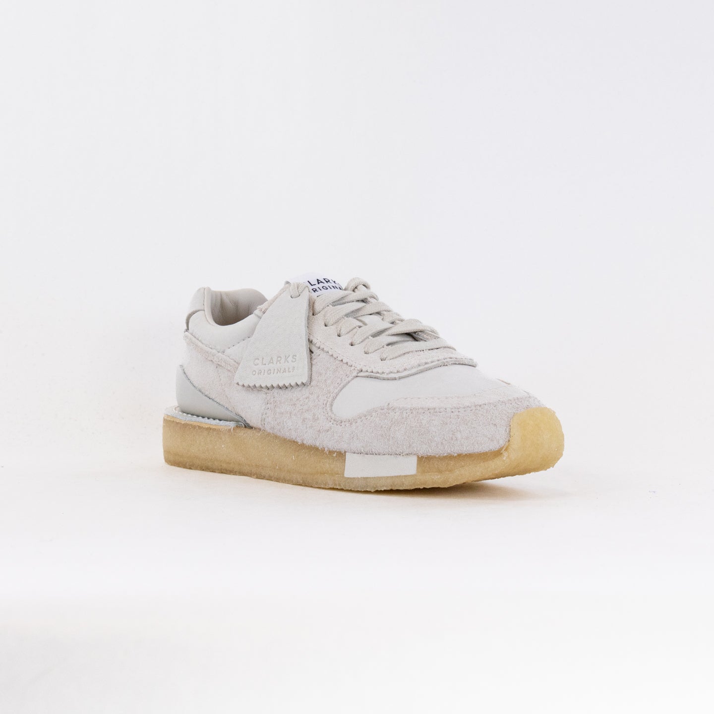 Women's Clarks Originals Tor Run - Stylish White Combination Trainers