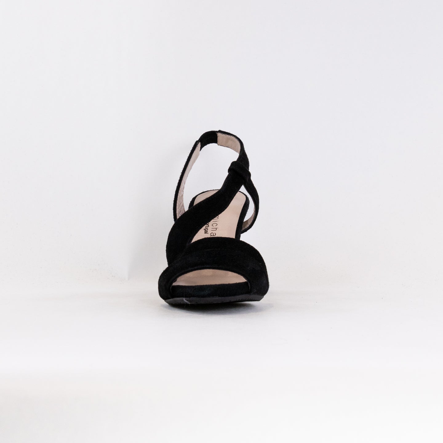 Eric Michael Scarlett Women's Black Suede Strappy High - Heel Sandals