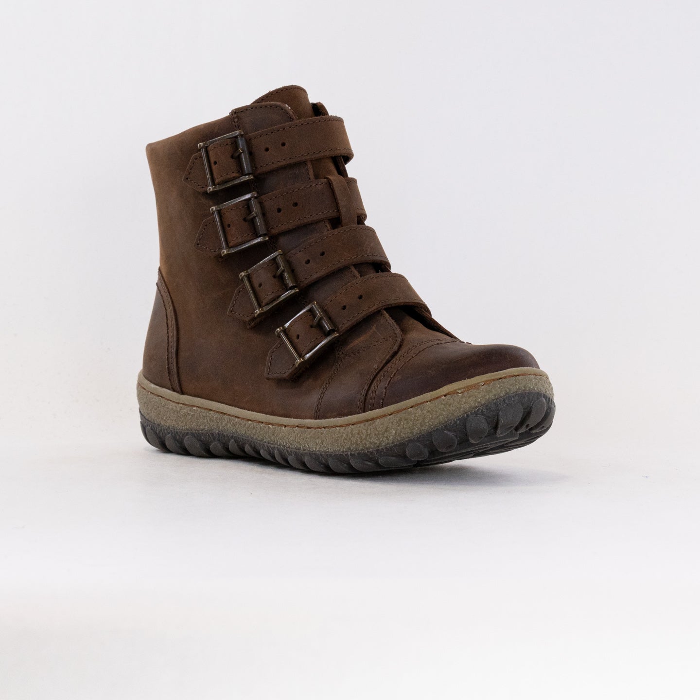 V-Italia Women's Stylish Kiki Brown Leather Boots for Fashion Enthusiasts