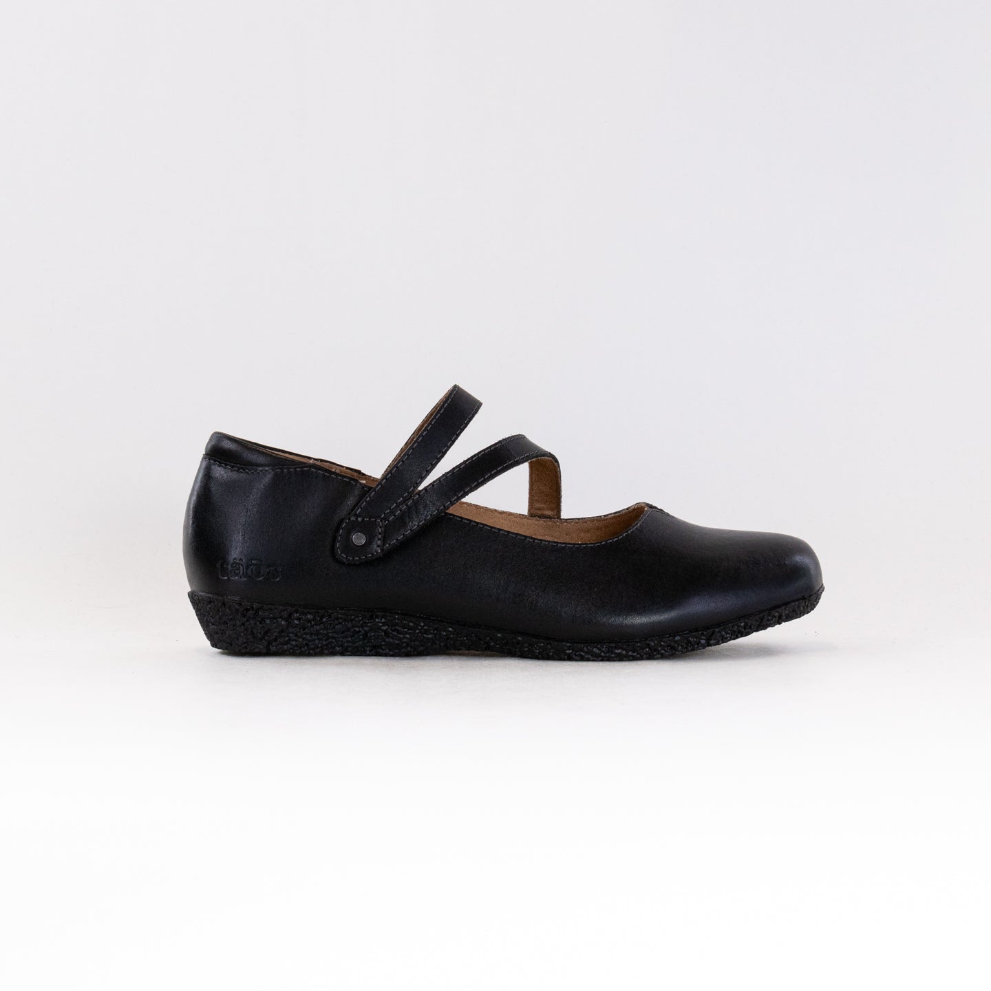 Stylish Women's Taos Black Banter Leather Flats with All-Day Support