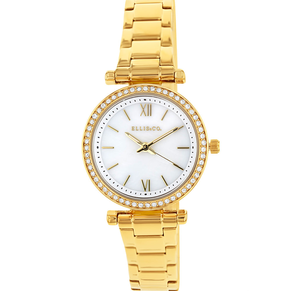 Ellis & Co Serena Gold Stainless Steel Bracelet - A Timeless Watch