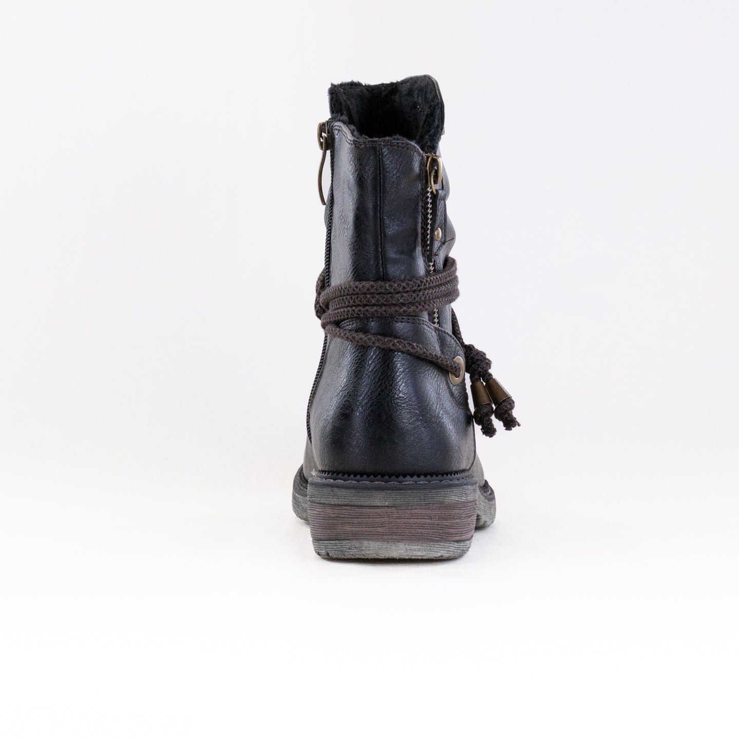 Spring Step Women's Black Fashionable Kathie Mid Boots