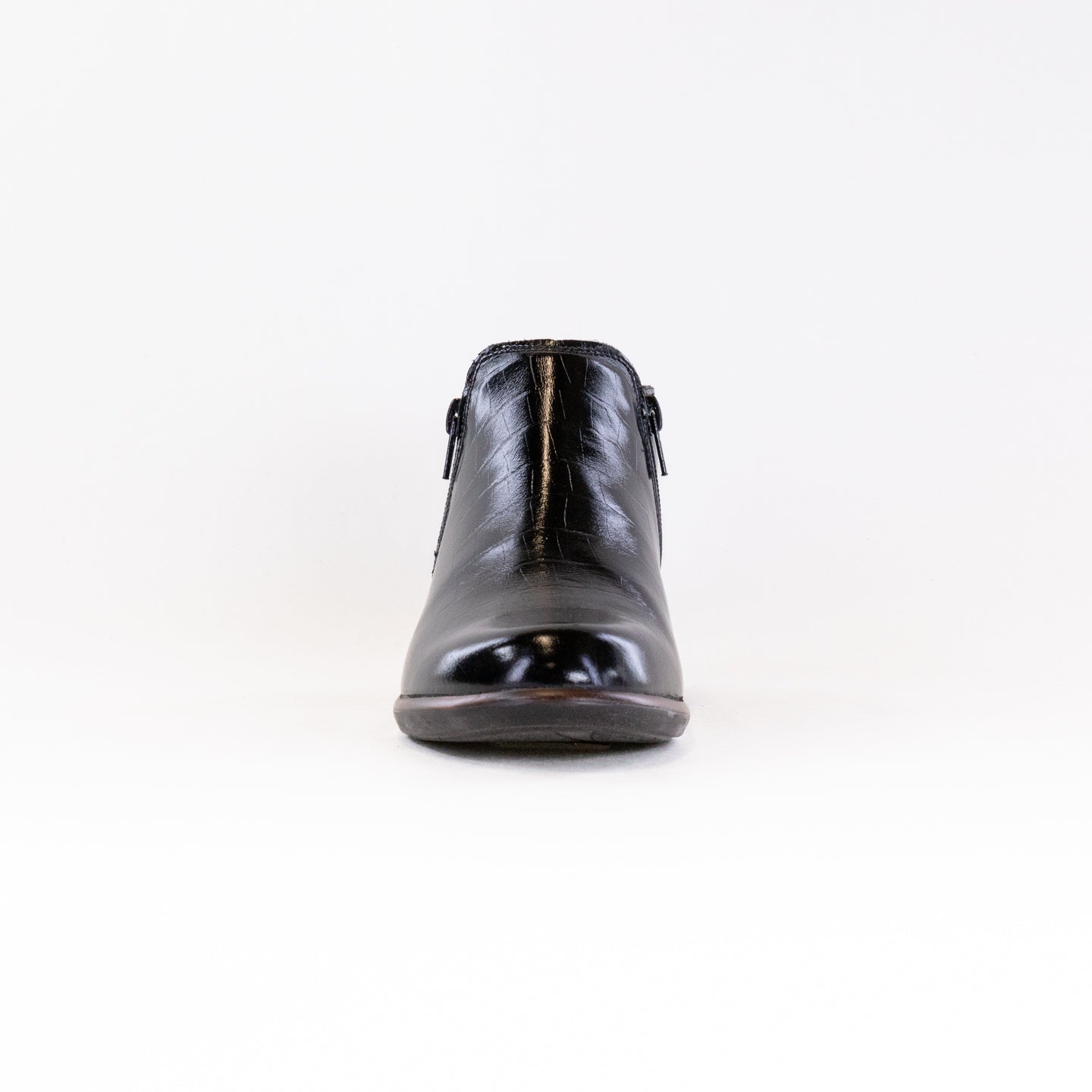 Women's NAOT Helm Black Crocodile Leather Ankle Boots