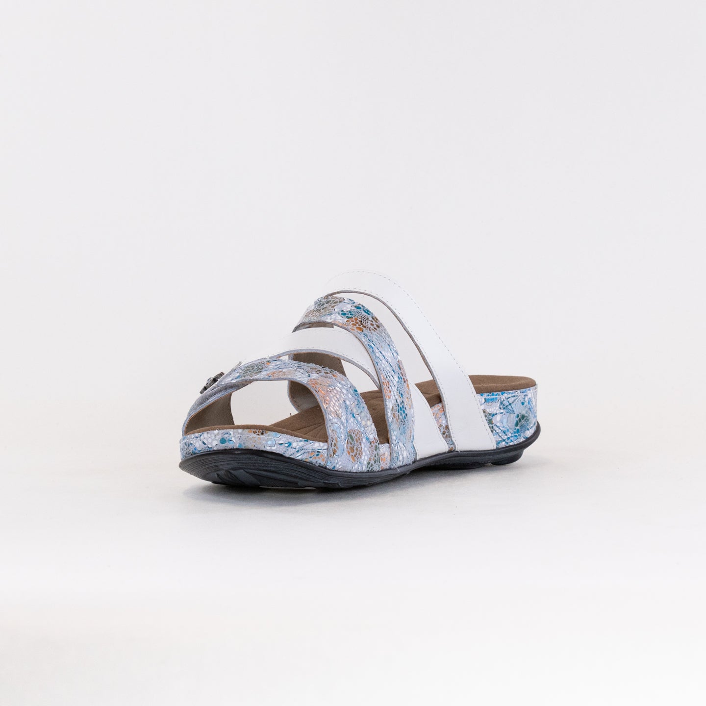 Romika Women's Sky Blue Fidschi 77 Premium Leather Sandals
