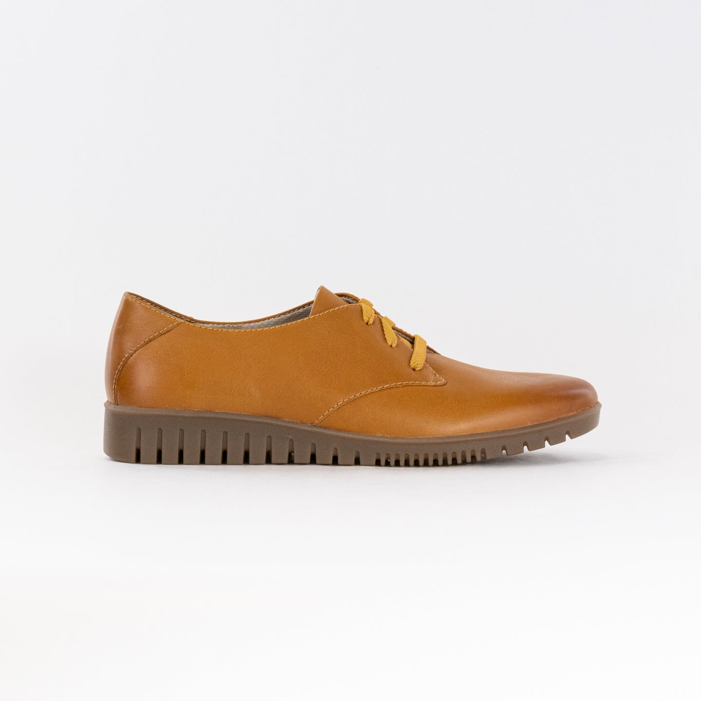 Women's Dansko Libbie Oxford Shoes in Mustard Yellow