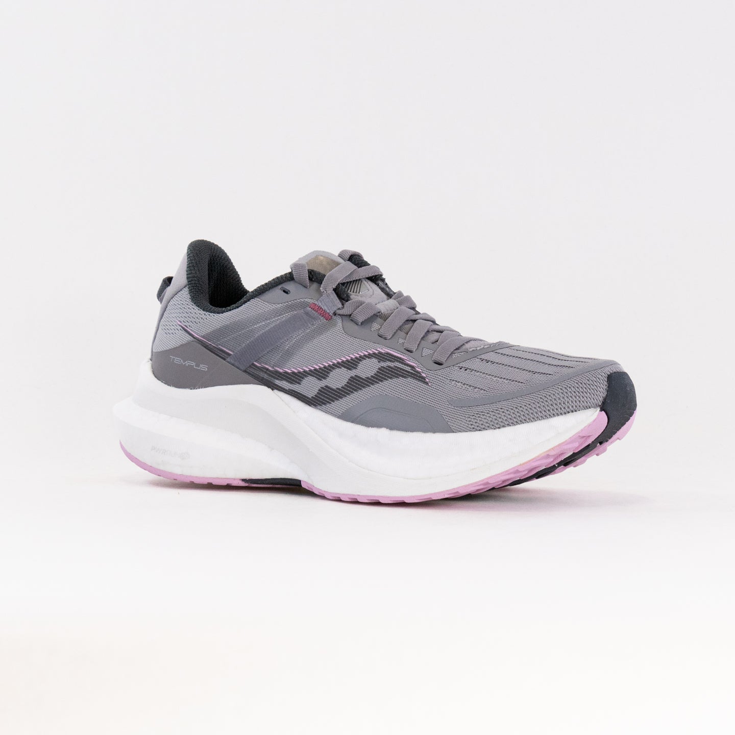 Women's Saucony Tempus Wide Running Shoes in Alloy/Quartz