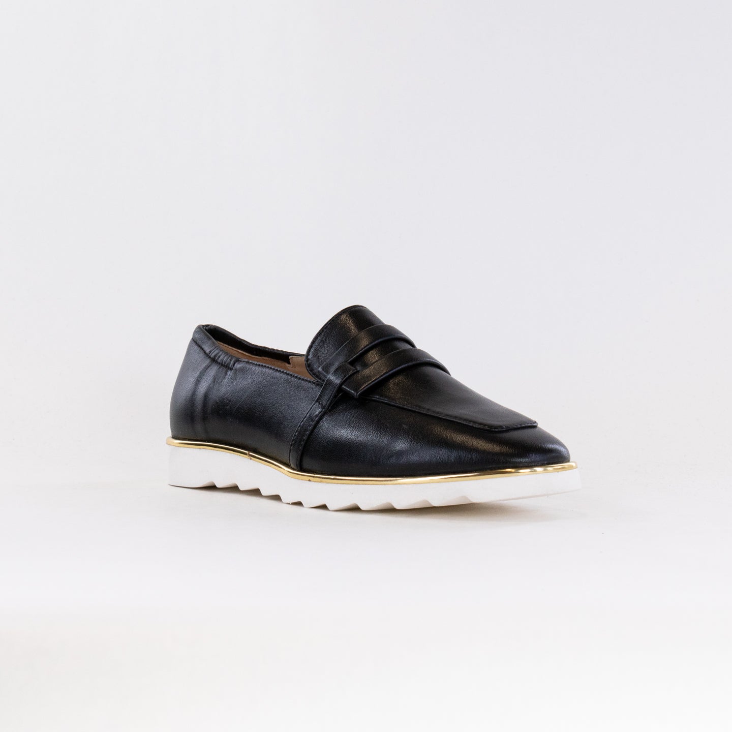 Women's Stylish Black Leather Ara Laura Loafers for Ultimate Comfort and Fashion