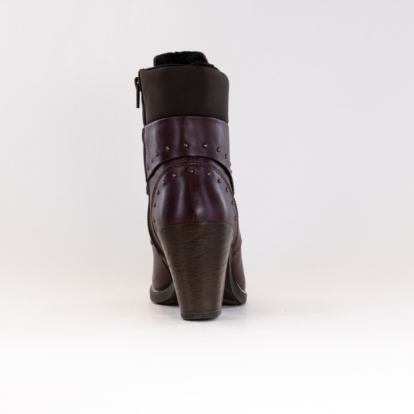 Wine-colored Women's Dromedaris Gilly Lace-up Boots