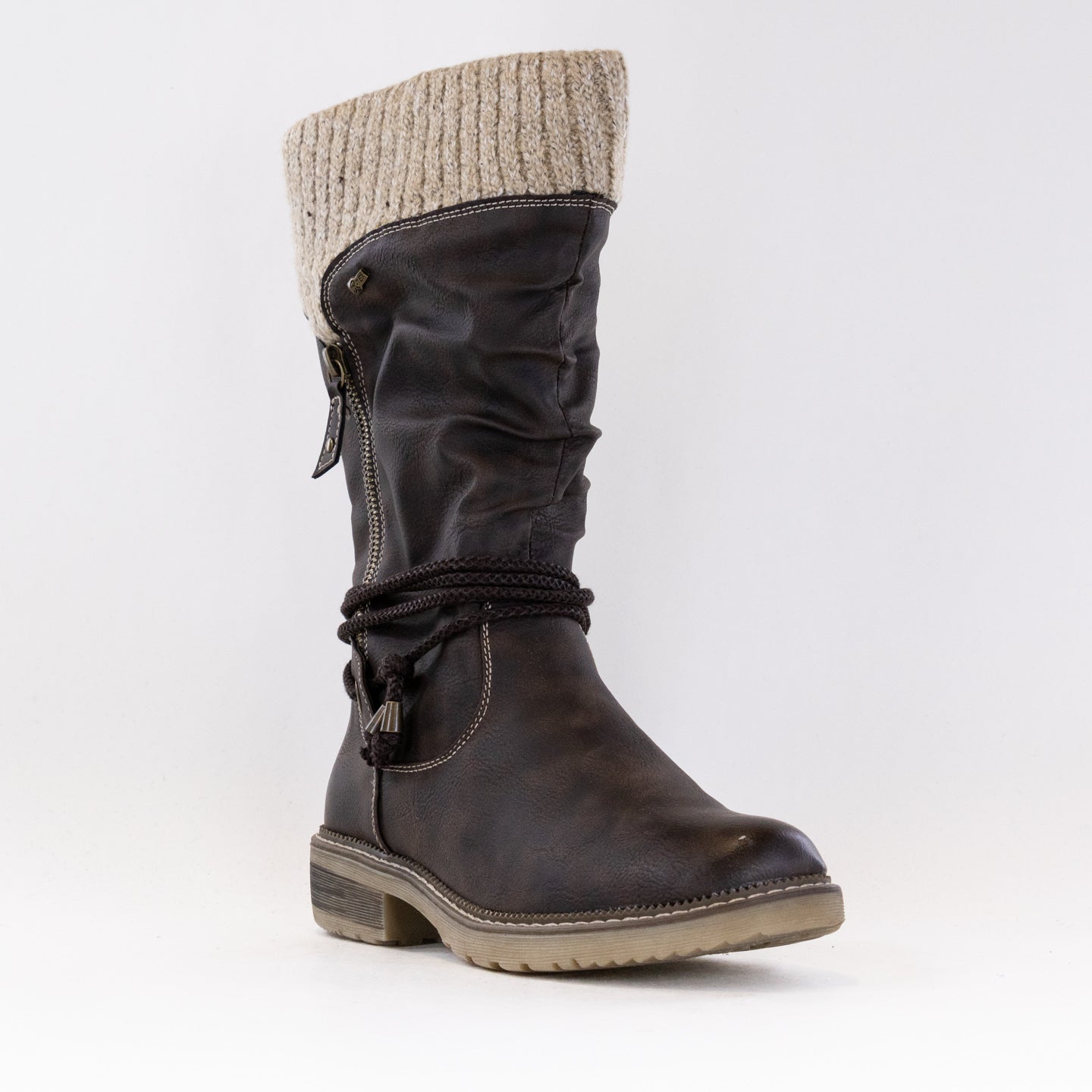 Women's Dark Brown Spring Step Acaphine Water-Resistant Boots