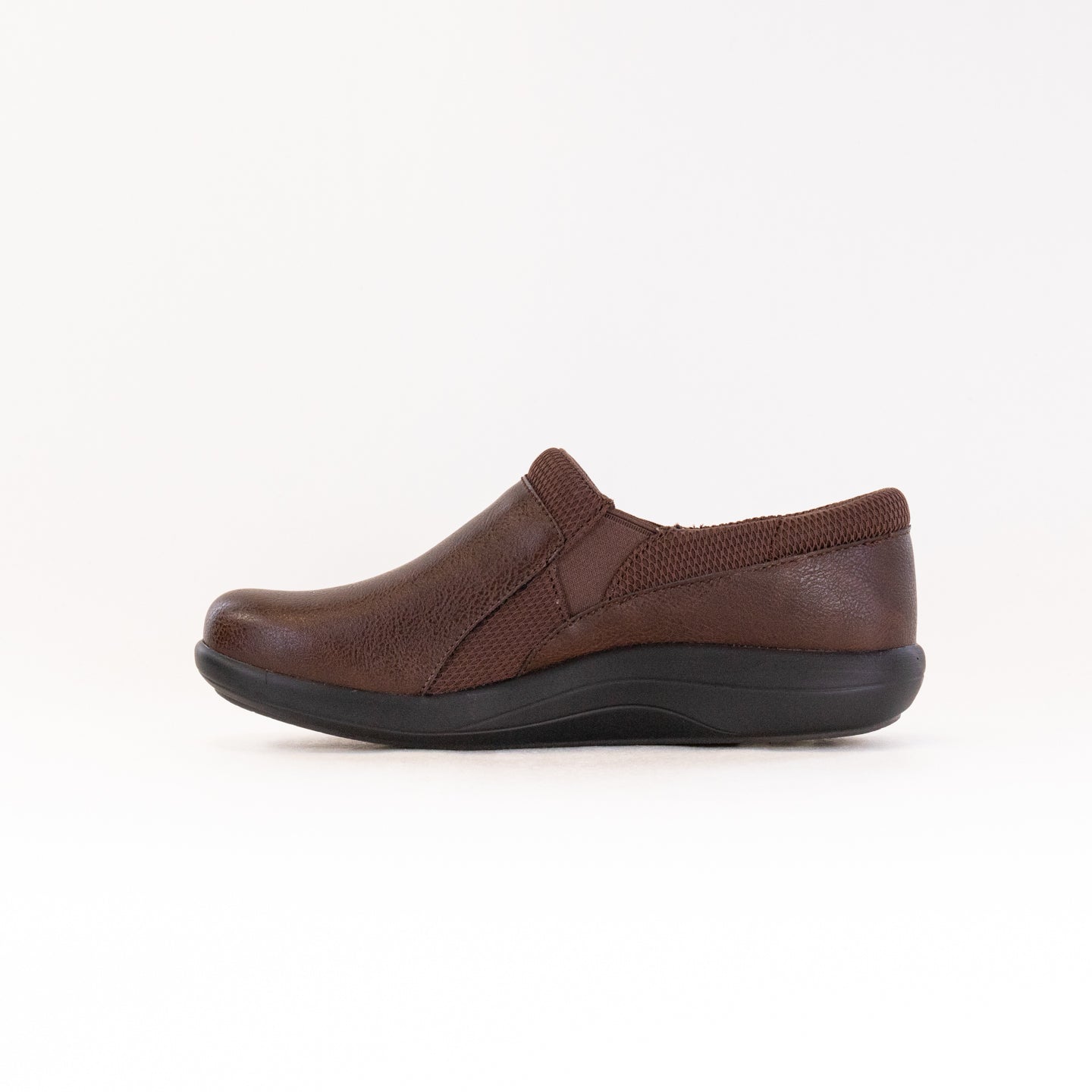 Women's Alegria Duette Casual Vegan Slip-On Shoes in Fudge Color