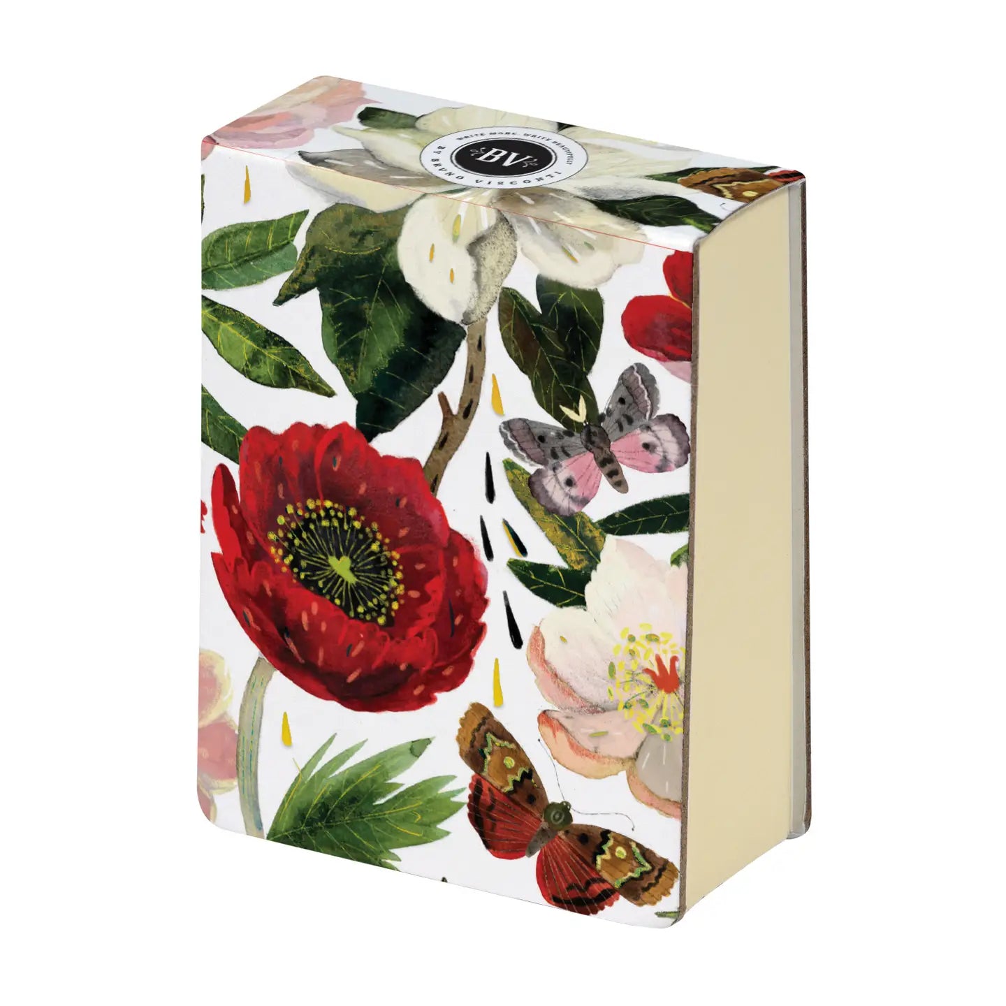Bruno Visconti BV Brand Tear - Away Writing Notepad Featuring Beautiful Peony Designs