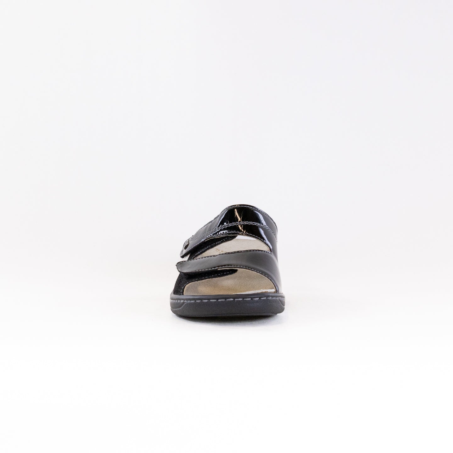 Fidelio Soft Line 225001 Women's Black Leather Comfortable Footwear