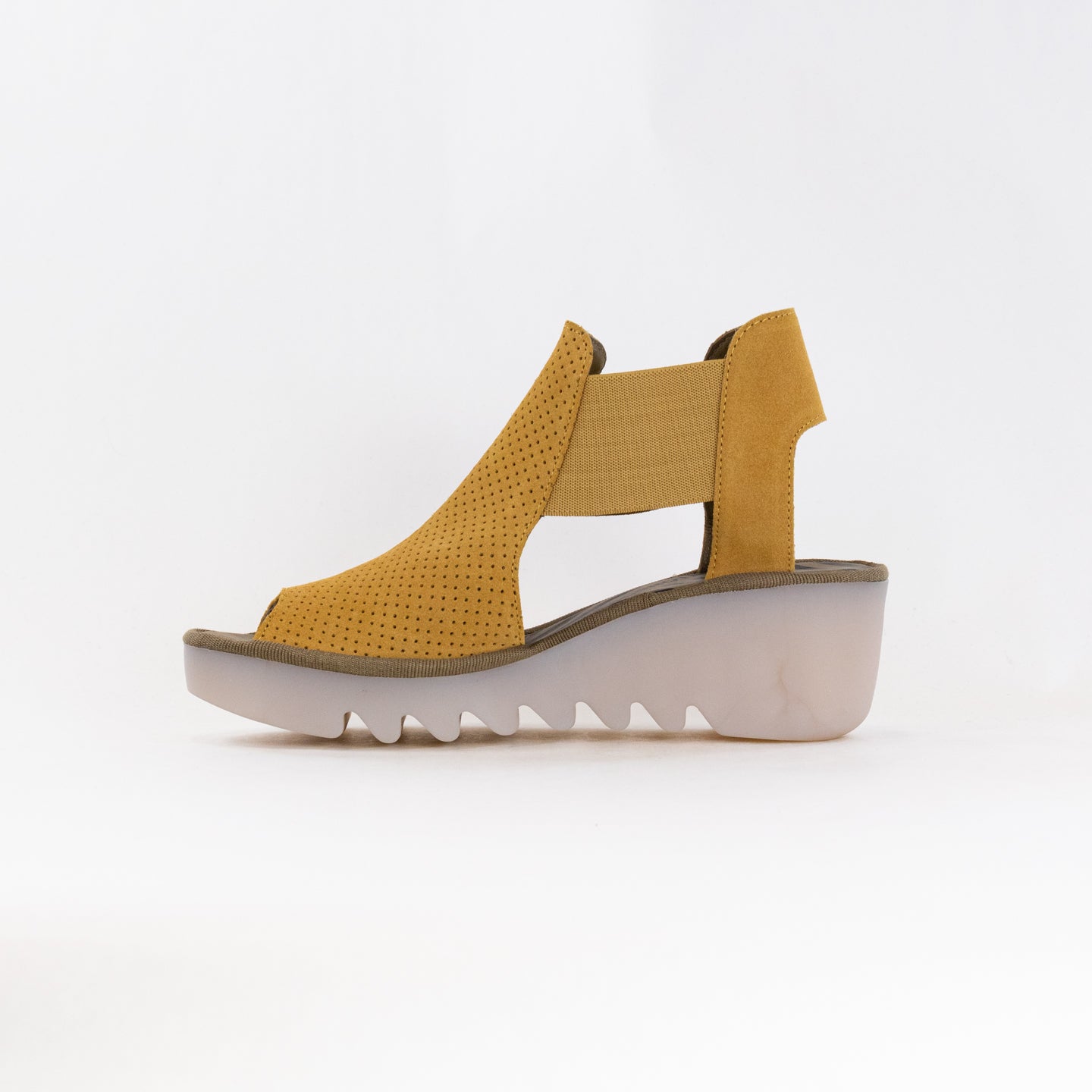 Fly London Women's Honey-colored BIGA412FLY Wedge Sandals