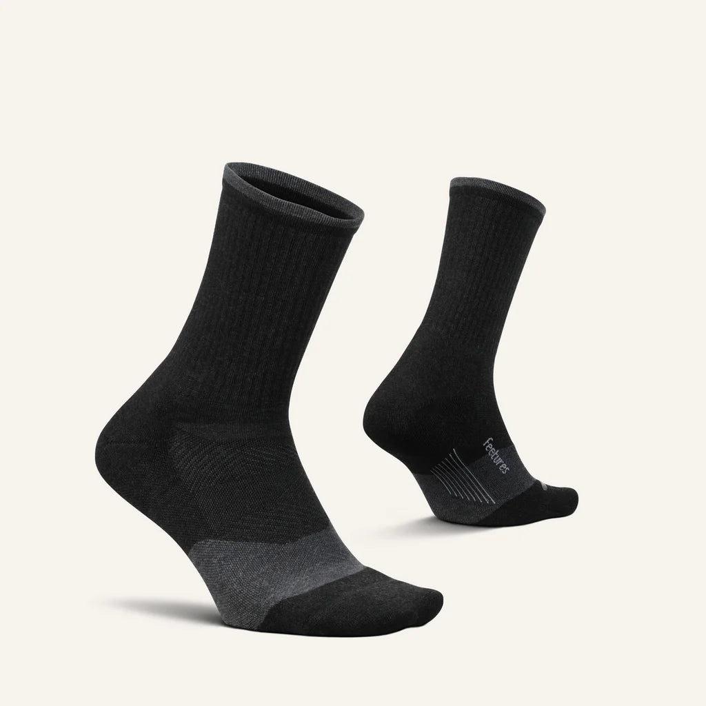 Feetures Charcoal Trail Max Cushion Mini Crew Socks with Custom Fit