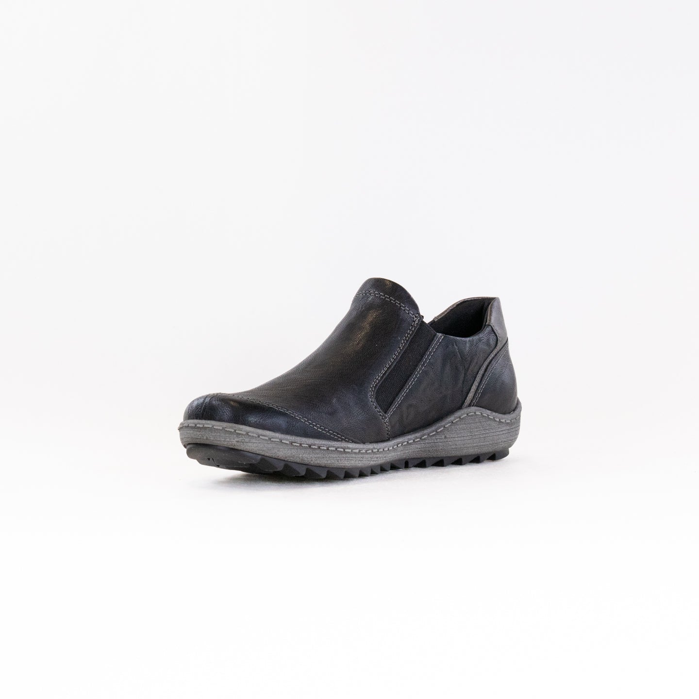 Remonte R1428 Women's Black Zipper-up Comfort Shoes