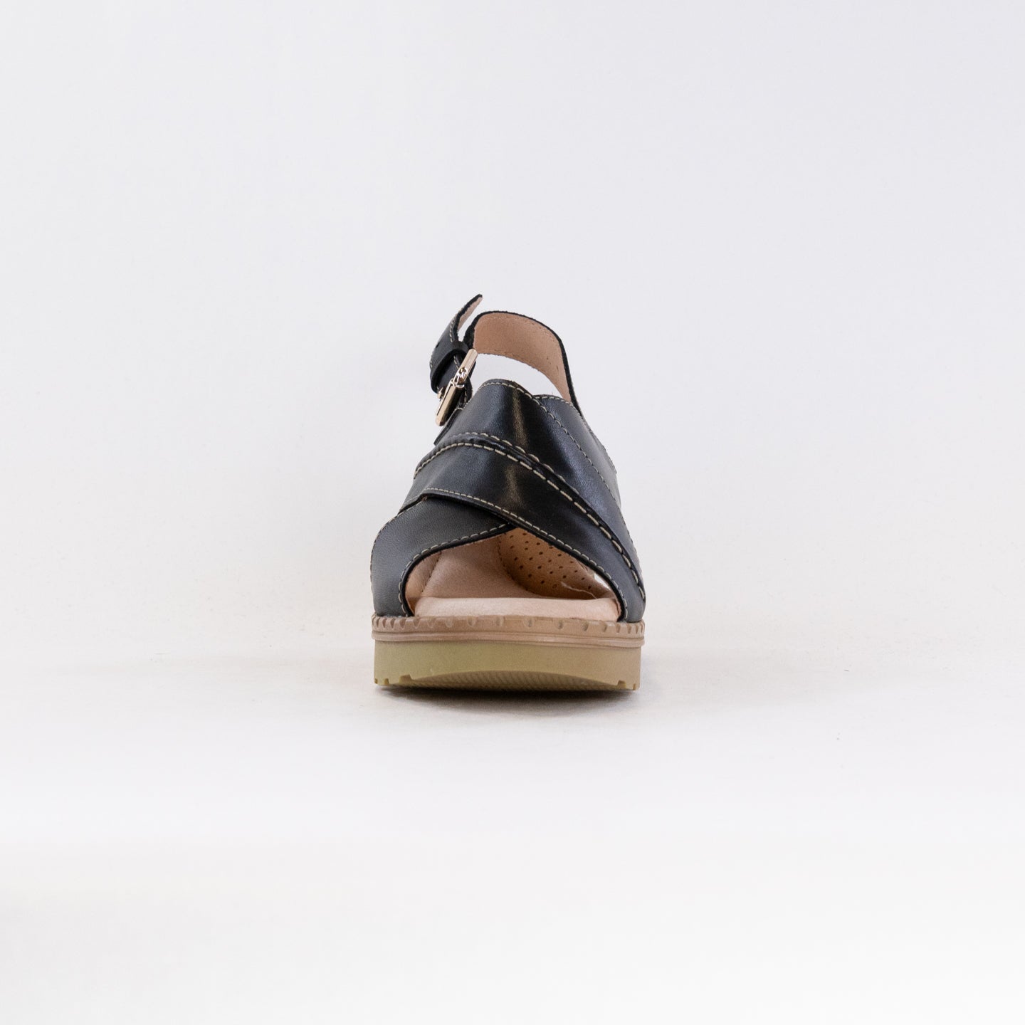 Pikolinos Women's Black Mid Heel Canarias W8W - 1870 Sandals