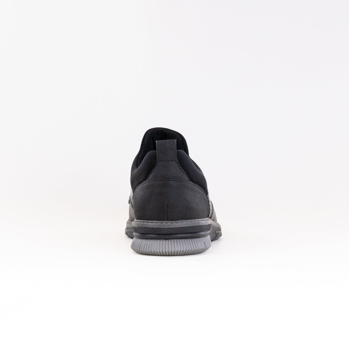 Men's Rieker Dustin Smooth Leather Jet - Black Slip - On Shoes