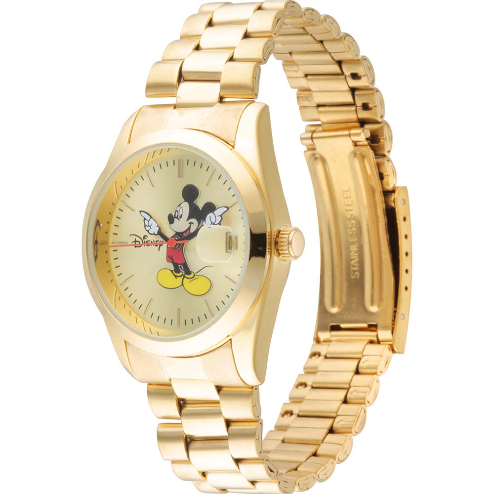 DISNEY TA45703 Gold-Tone Mickey Mouse Stylish Watch