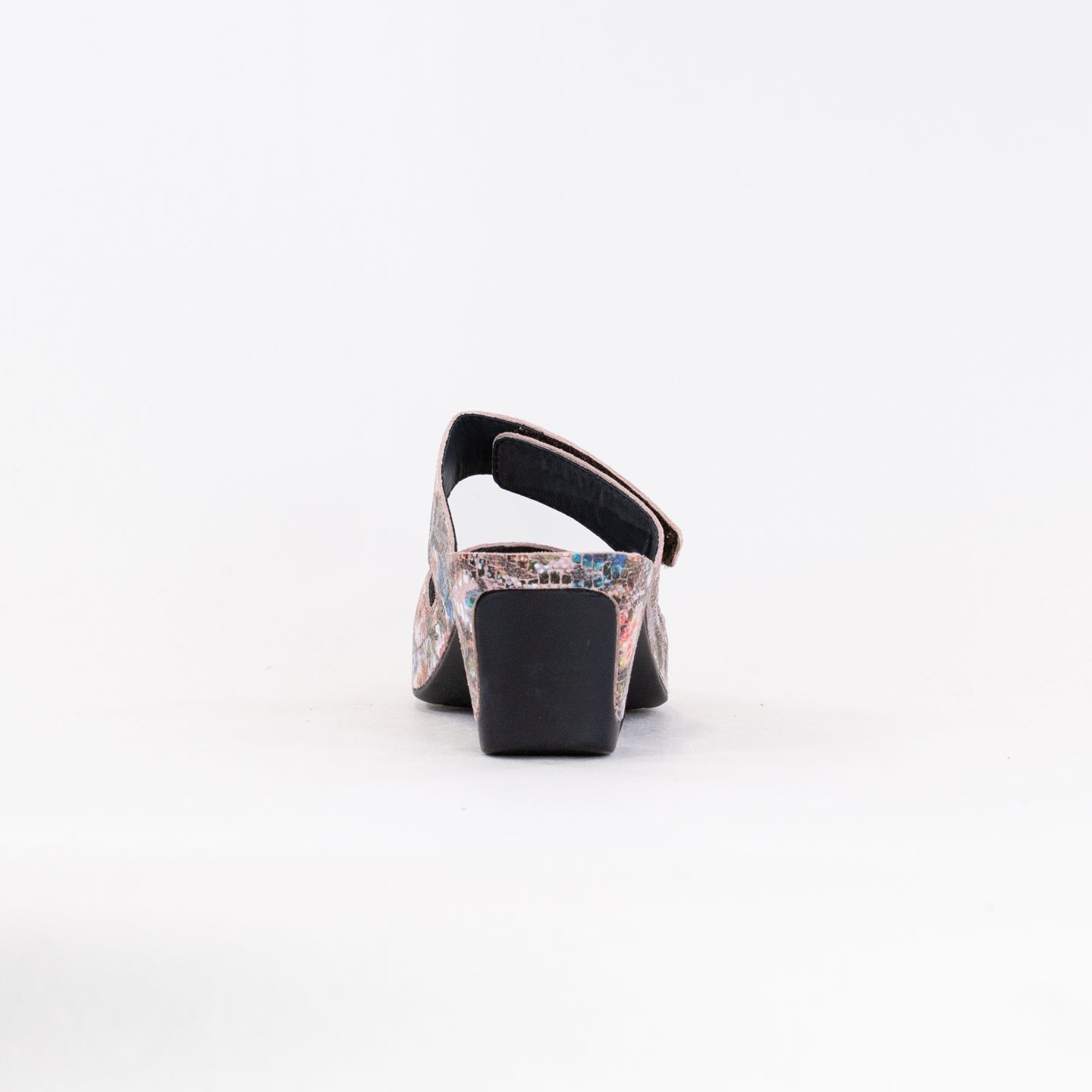 Multicolor Leather Vital Joy Women's Mule Sandals for Comfort and Health