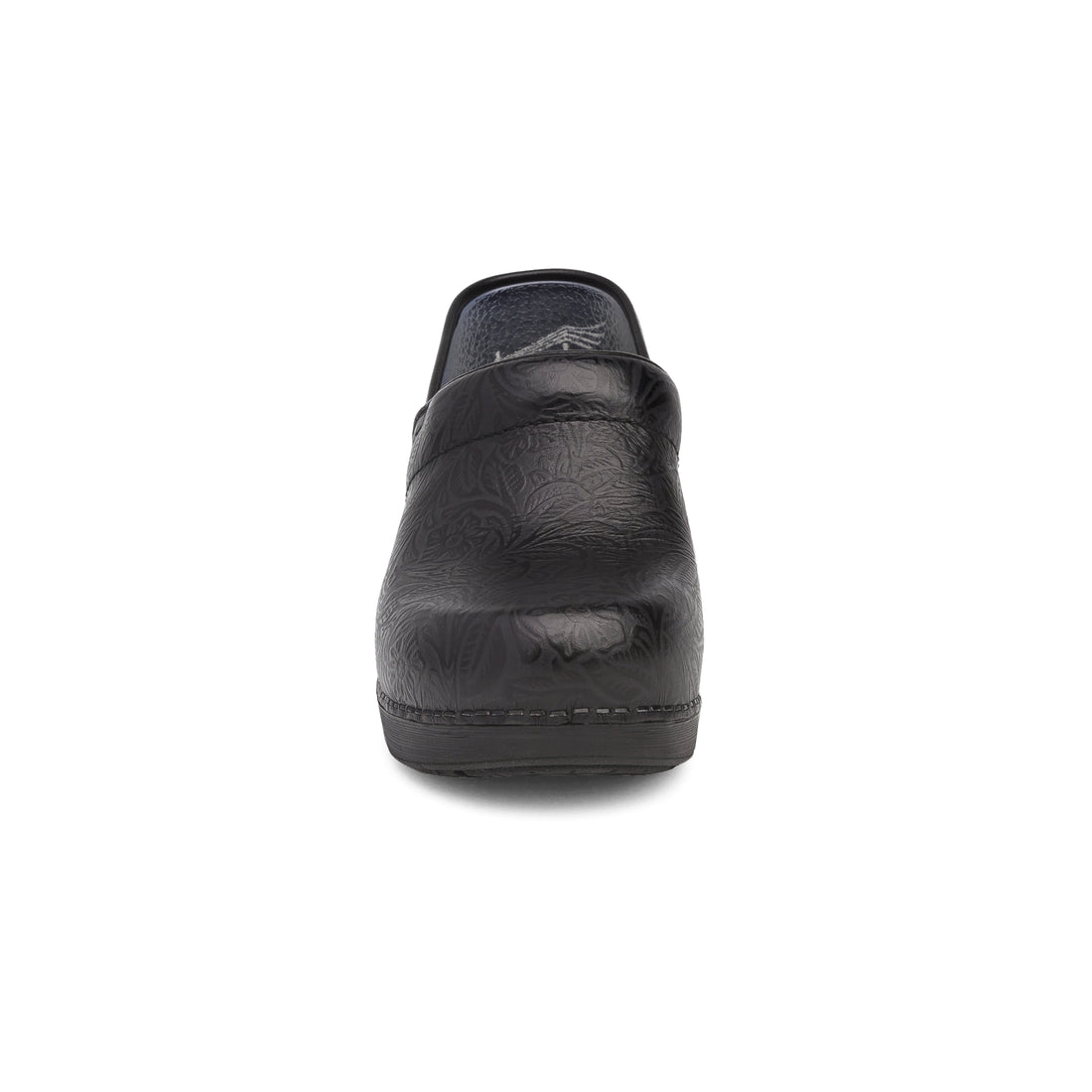 Dansko Women's Professional XP 2.0 Clogs in Black Floral Tooled Design