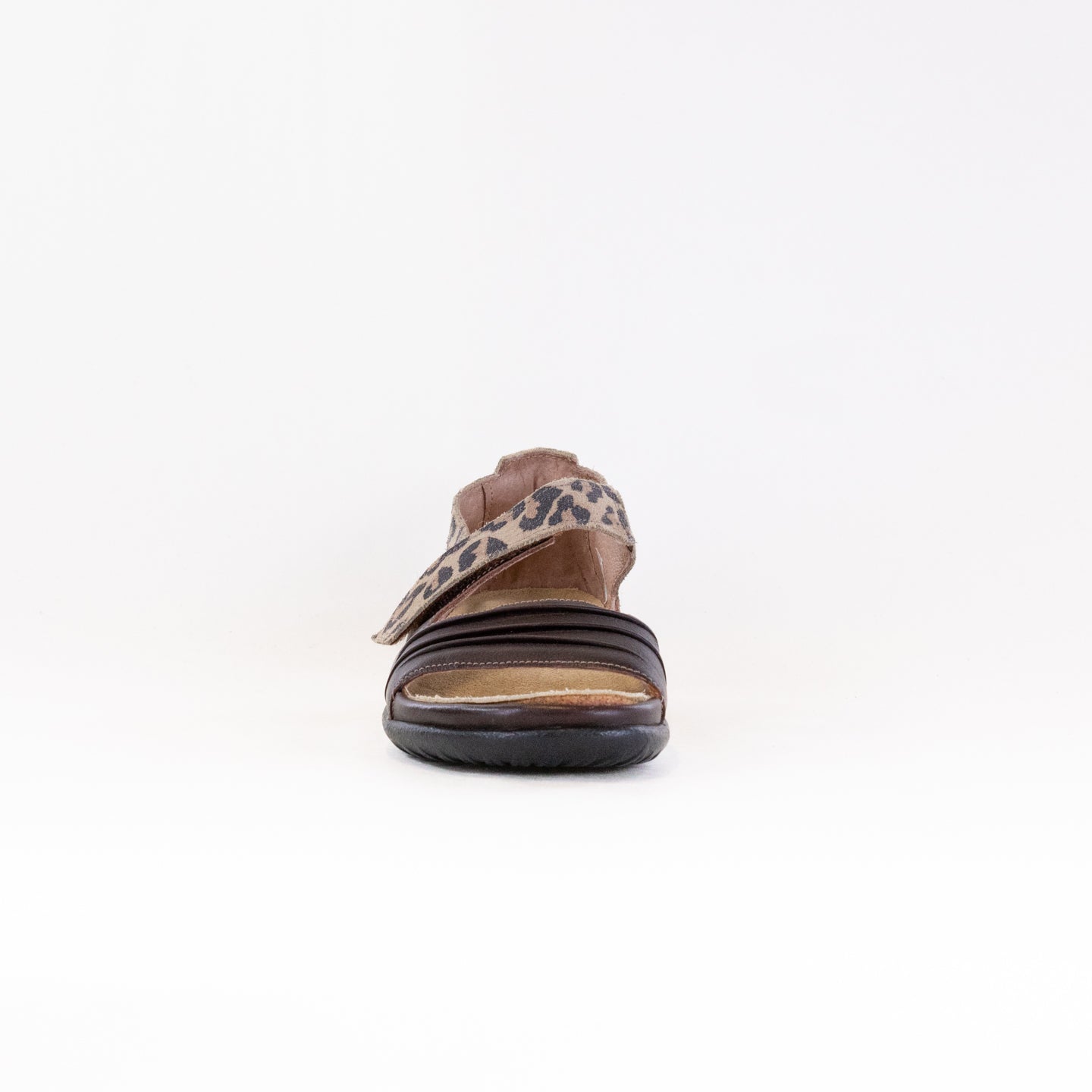 Naot Women's Papaki Sandals - Soft Brown/Cheetah Suede Stylish Design