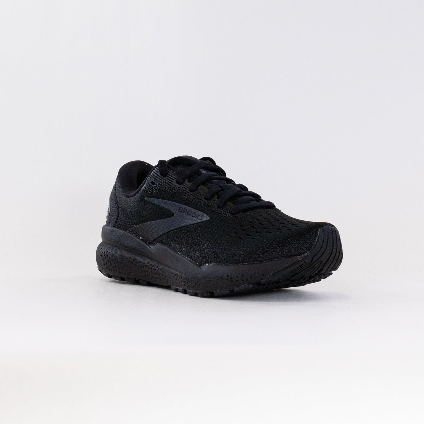 Women's Brooks Ghost 16 - Stylish Black/Ebony Running Shoes