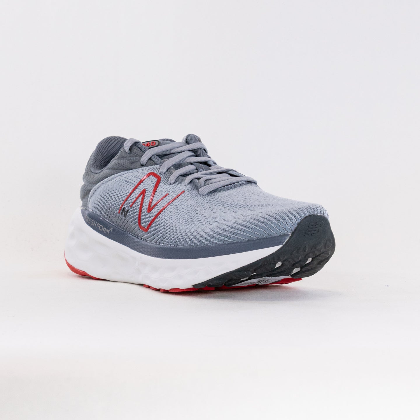 Men's New Balance 840 Fresh Foam X V1 - Stylish Grey/Red Running Shoes