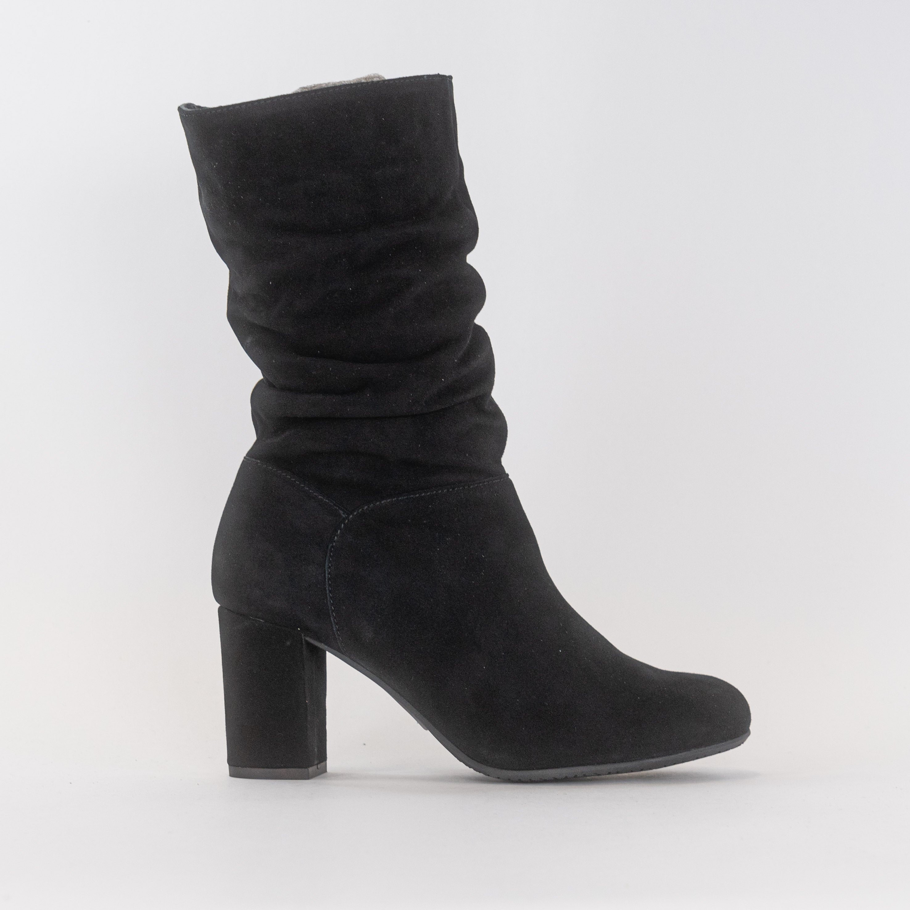 Laureven Women's Black Poppy Dress Boots