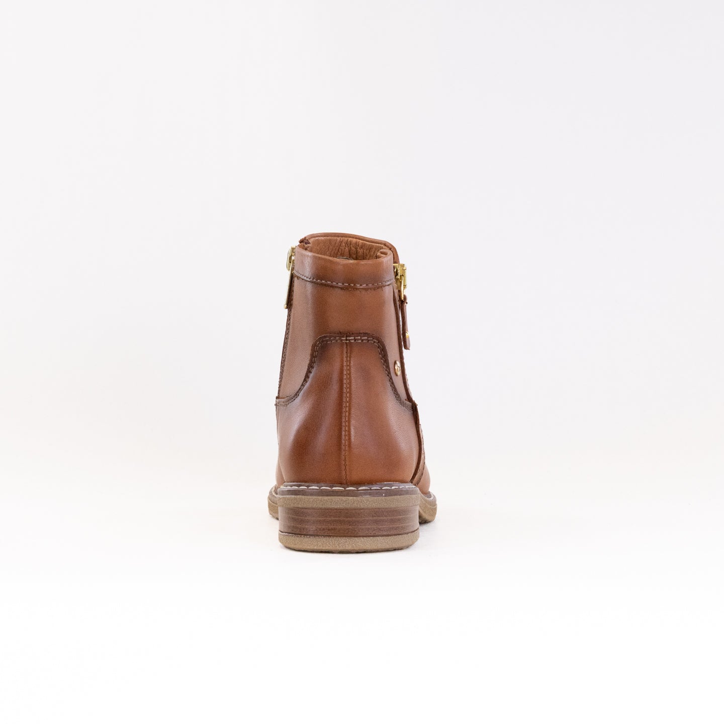 Pikolinos Women's Aldaya Wide Brandy Calfskin Leather Boots - HAW8J - 8747
