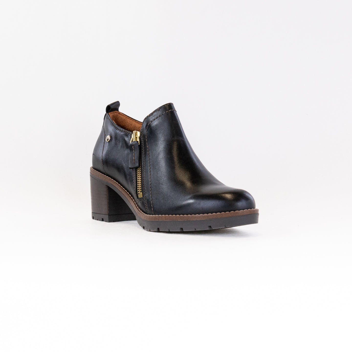 Pikolinos Women's LLANES W7H Black Ankle Boots with Stylish Hand - Brushed Finish