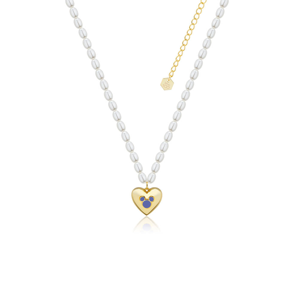 Exquisite Disney Mickey Mouse Inspired Pearl Beaded Necklace