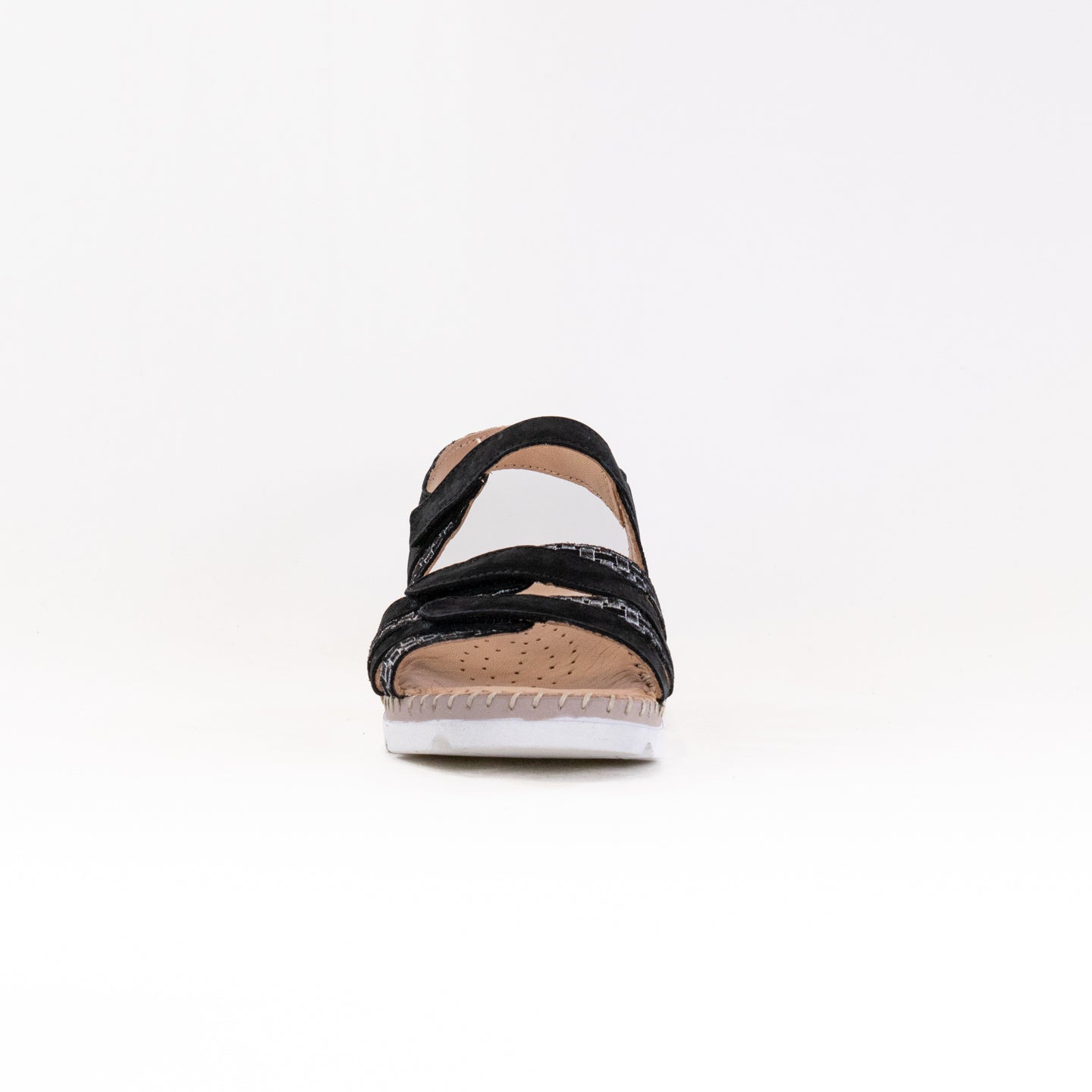 La Plume Women's Fiesta Black Sandals - A Stylish and Comfortable Footwear Choice