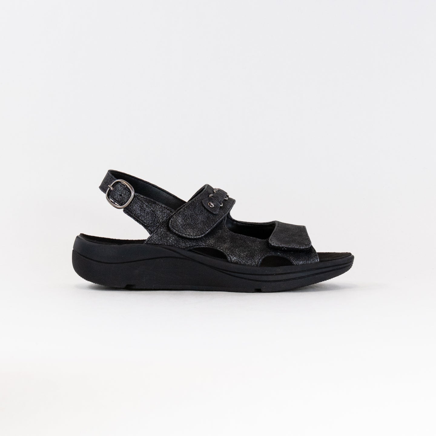 Black Drew Selina Women's Comfort Sandals with Adjustable Straps