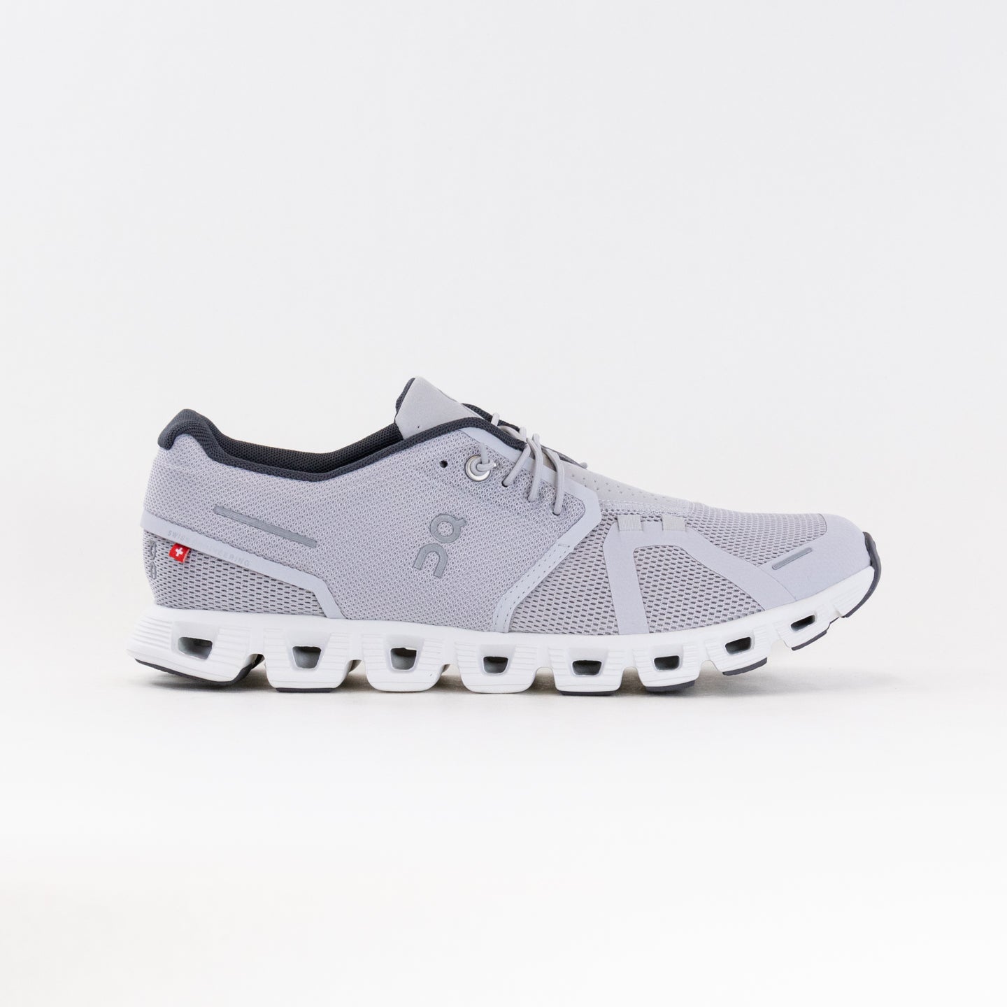 Men's On Cloud 5 Running Shoes in Glacier/White Color Scheme
