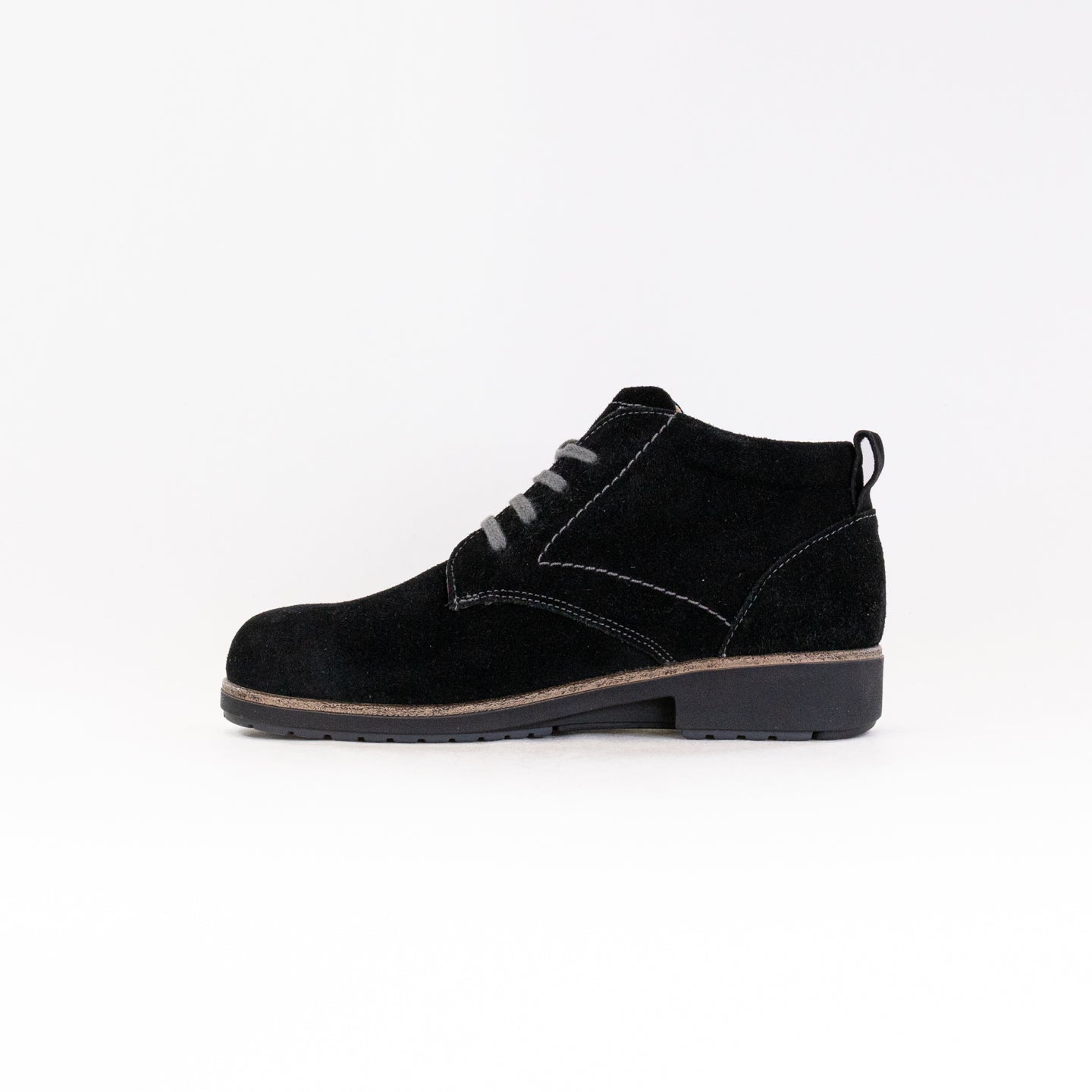 Women's Finn Comfort Cranston Black Suede Casual Lace-up Shoes