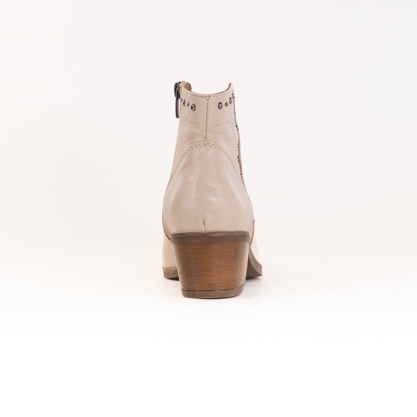 Women's Spring Step Bone Leather Wild West-Inspired Booties