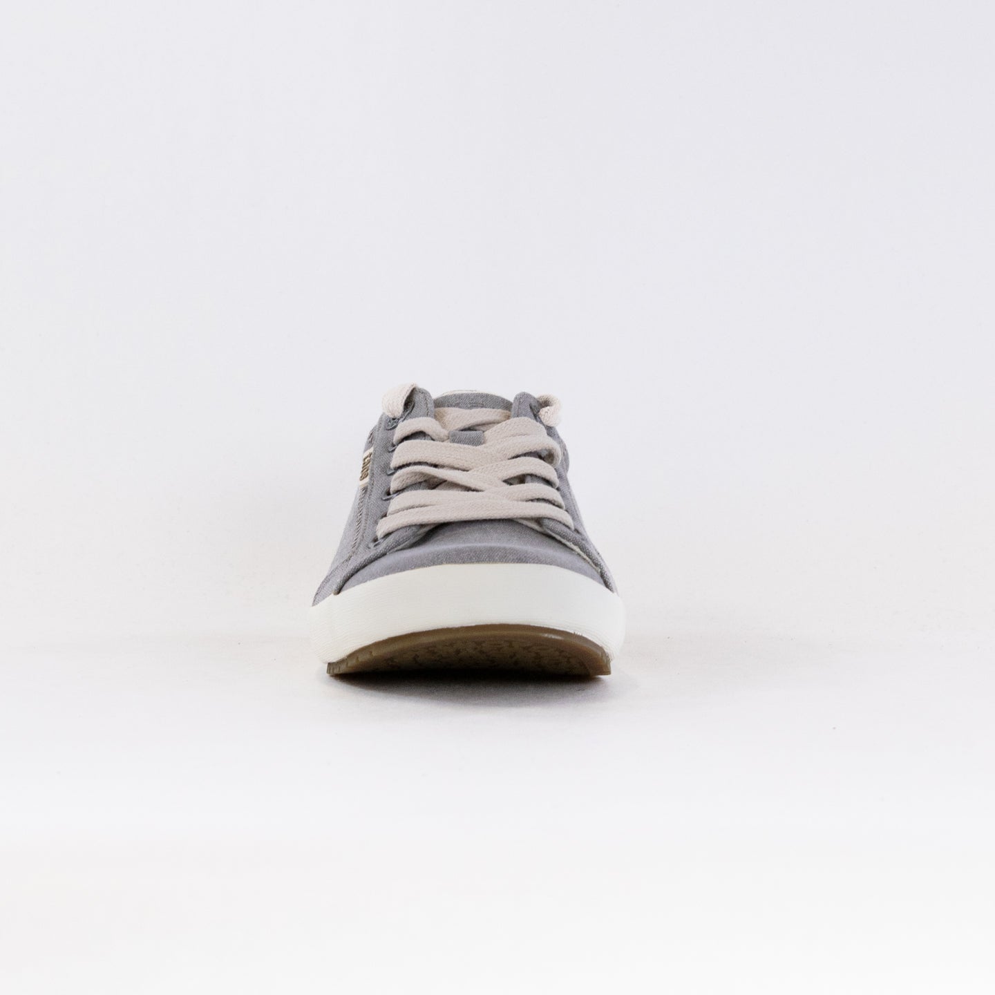 Taos Star Women's Grey Washed Canvas Casual Sneakers