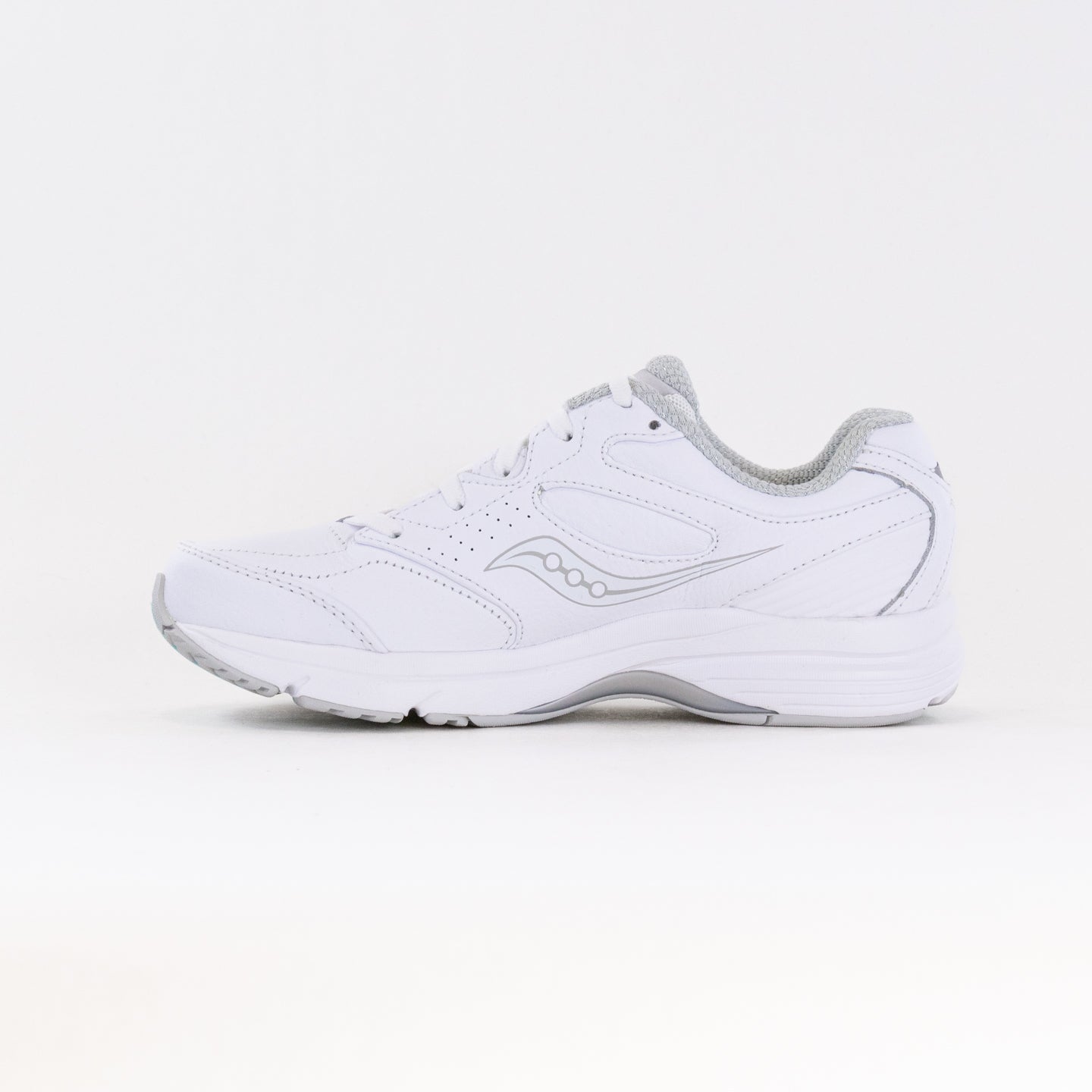 Saucony Women's Narrow Integrity Walker V3 in White - All - Day Comfort