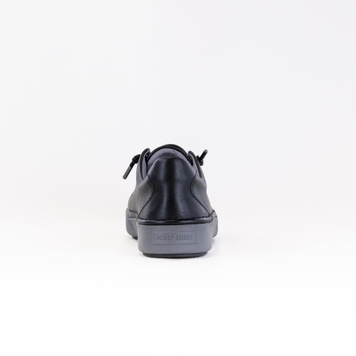 Josef Seibel Women's Claire 24 Black Leather Slip-on Sneakers