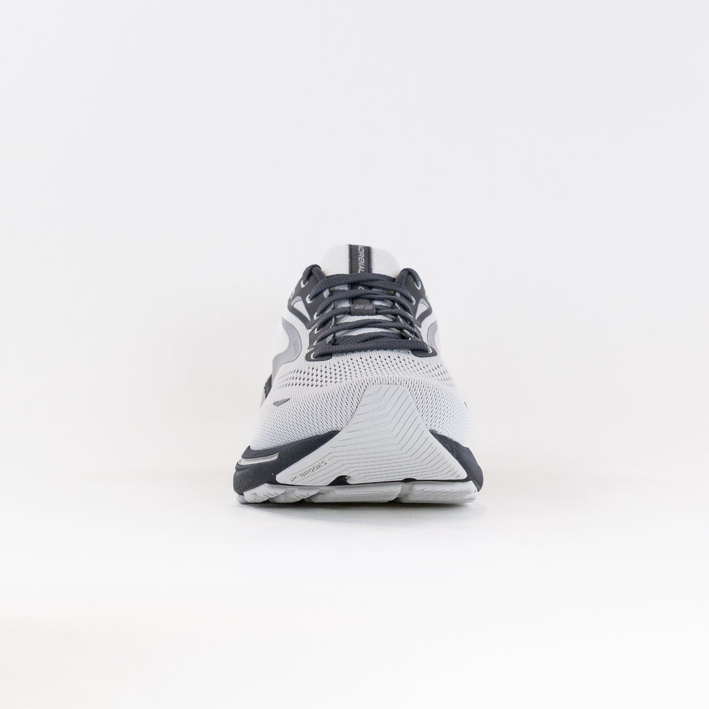 Men's Brooks Adrenaline GTS 23 Running Shoes in Oyster, Ebony, and Alloy Colors