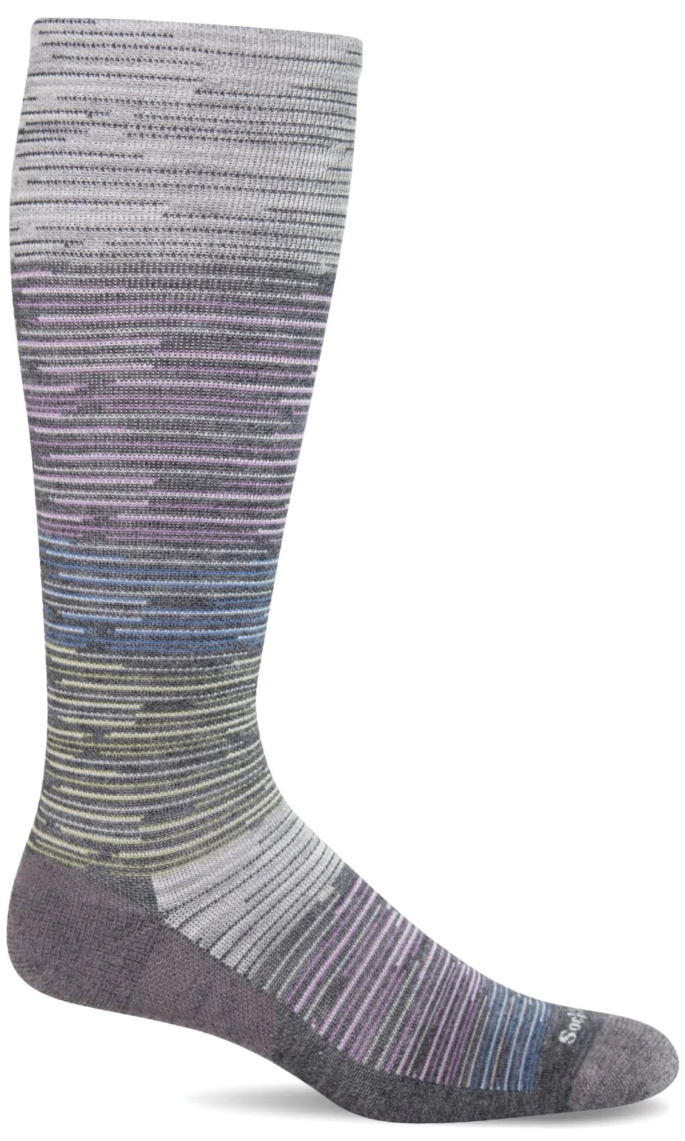 Sockwell Women's Charcoal Moderate Compression Good Vibes Socks