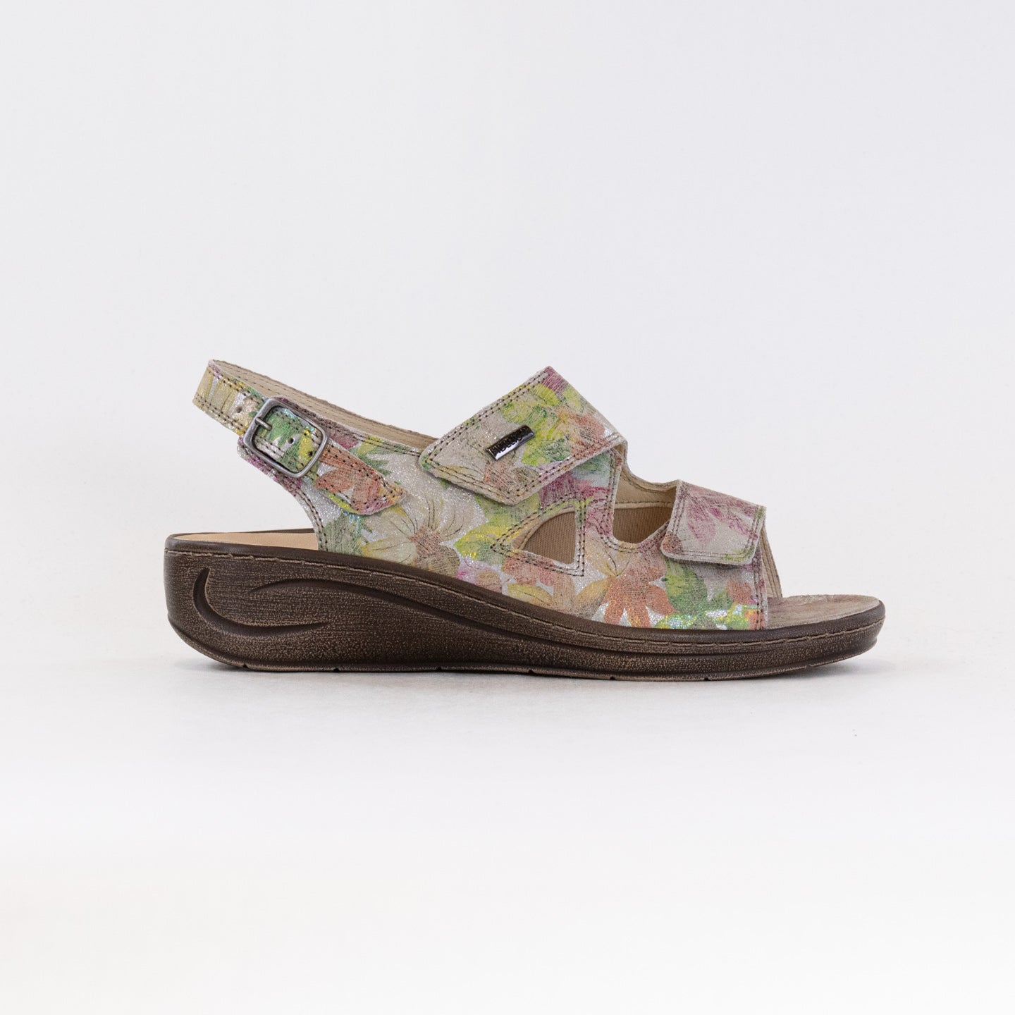 Women's Casual Fidelio Vienna Leather Backstrap Sandal in Sesame Vilano Color